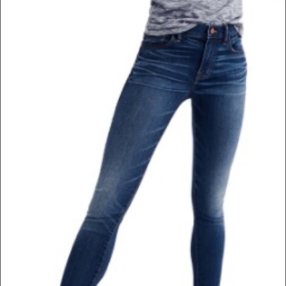 Madewell roadtripper skinny jeans, worn once